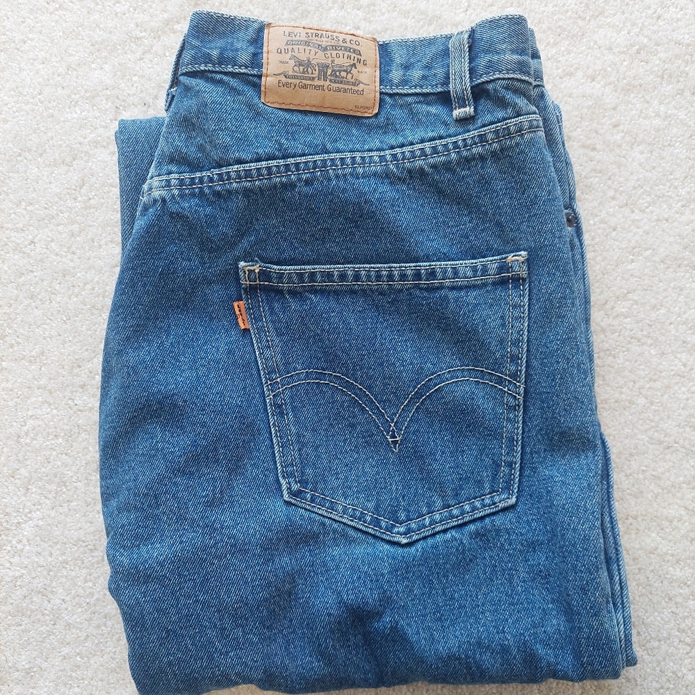 Orange Tab Levi's Cambodia 2005, 40x30, 100% Cotton